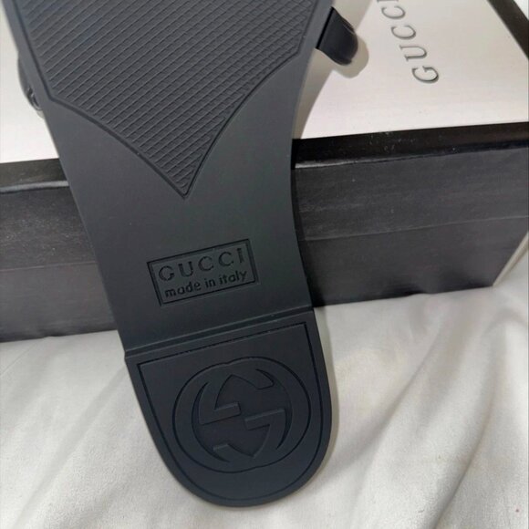 Gucci Women Sandals Slides Rubber .size9.5 - Picture 5 of 7